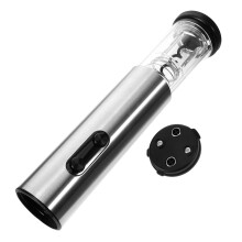 2 Pack Electric Wine Opener Set with Foil Cutter Battery Powered Corkscrew for Home Party Wedding
