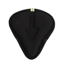 Sella universale per cyclette, coprisella imbottito in gel con base antiscivolo a punti adesivi per comfort e stabilità.