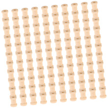 100 stuks lege draadspoelen houten klossen-Extra kleine spoel