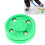 Eishockey-Puck, Polyoxymethylen, grün, 12
