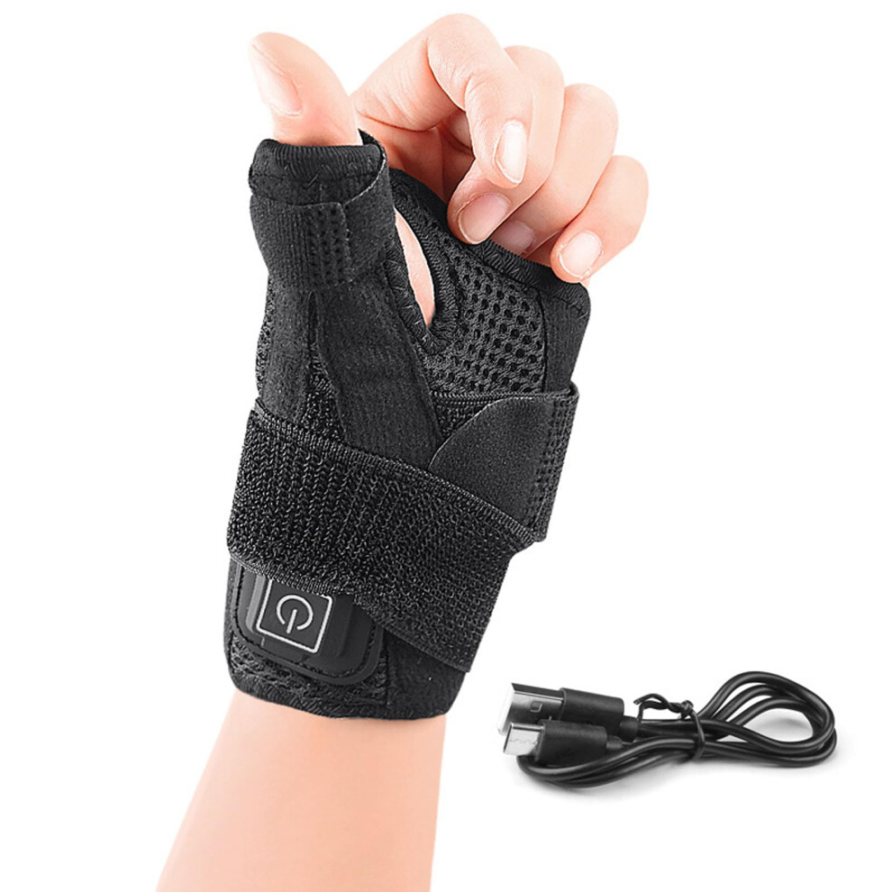 Electrically Heated Wrist Wraps Wrist Heating Brace With 3 Heat Settings Heated Wrist Support For Home