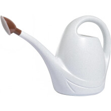Arrosoir d'intérieur à long bec, arrosoir de jardin en plastique avec poignée ergonomique, arrosoir de jardin de 3,8 litres (1 gallon) avec motif