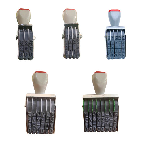0-9 Nummerstempel Rolstempel Multifunctionele- Stijl E 1
