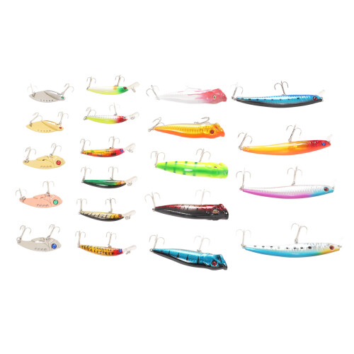 Δολώματα ψαρέματος Topwater Popper, εμπνευσμένα από το κάστρο φαντασίας, ρεαλιστικός 1