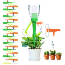 Estacas de irrigação automática com comprimento de válvula ajustável, válvula de controle de drenagem lenta que oferece gerenciamento preciso