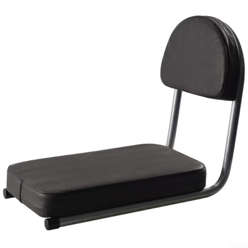 'Soft and Supportive Bicycle Rear Seat with Backrest for Comfortable Riding Schwarz'