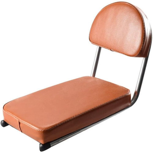 'Soft and Supportive Bicycle Rear Seat with Backrest for Comfortable Riding Schwarz' 1