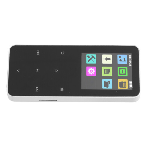 MP3-Player 1,8 Zoll 4 GB Silber HiFi Bluetooth