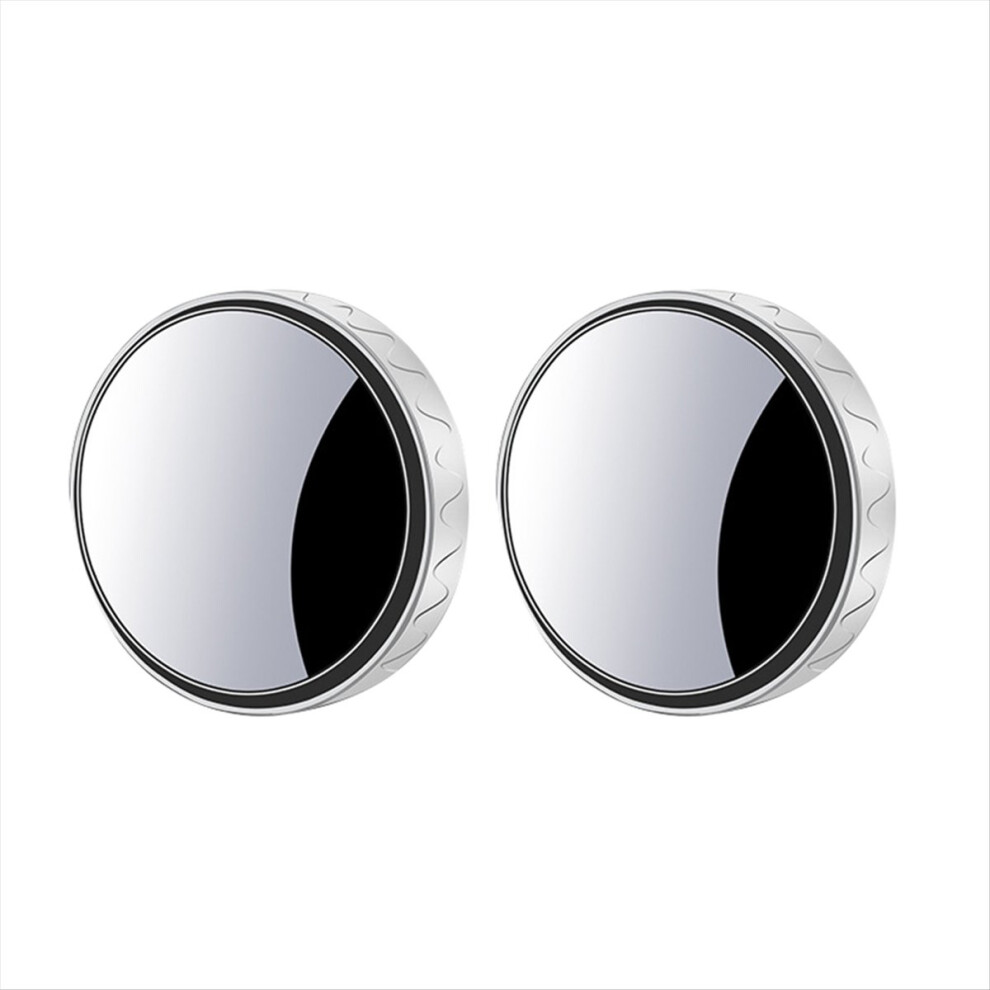 1Pair 360 Degree Car Blind Spot Mirror Adjustable Convex Auxiliary Rea 4853907546586
