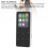 MP3-Player 1,8 Zoll 4 GB Silber HiFi Bluetooth 5