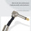 50cm Guitar Effects Pedal Cable Flat Patch Connector 6.35mm Plug Wire 5