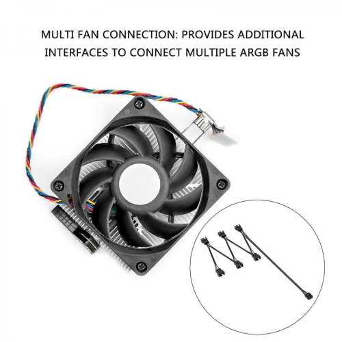 Hub PWM 4 Pin Bianco Splitter per Ventole PC Multipla 1