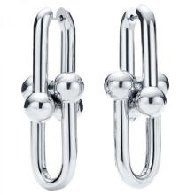 SilverStyle 2Elegant Horseshoe Earrings Jewelry Versatile Horseshoe Shape Earrings Ear Accessory Enhances Your Fashion Statement