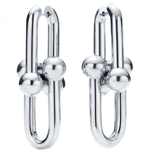 SilverStyle 2 Orecchini Eleganti a Ferro di Cavallo, Gioielli Versatili per Stile