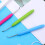 5 Pcs Crochet Hooks Knitting Loomed Hooks with-rose red 6