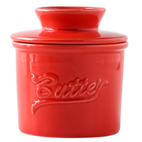 Delicate Ceramic Butter Holders in Alternative Color Add-Red
