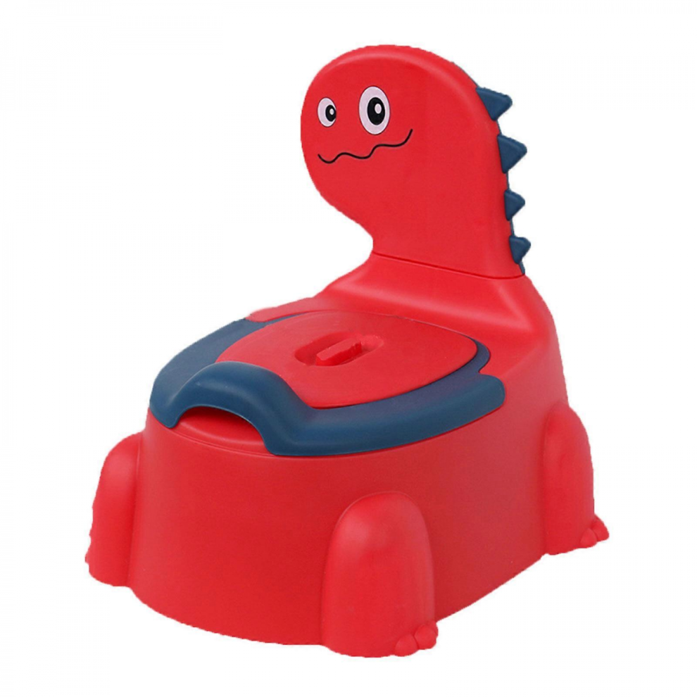 redBaby Potty Separated Dinosaurs Training Potty for Toddlers Child Toilet Double Anti Slips Design and Guard