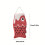 Soft and Practical Kitchen Towel with Hanging Loop Designed-Red 4