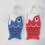 Soft and Practical Kitchen Towel with Hanging Loop Designed-Red 6