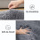 Faux Fluffys Plushes Floor NonSlip Carpets Rectangles-Dark Gray 6