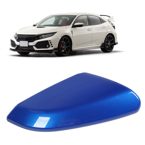 Blue ABS Rearview Mirror Cap for Civic 2016-2021, Right Side