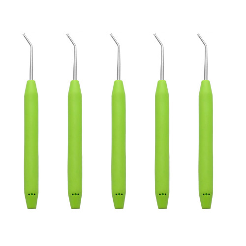 5 Pcs Crochet Hooks Knitting Accessories Multifunctional-Green