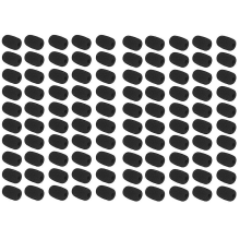 100PCS Foam Microphone Windscreen,Mini Size Lapel Headset Mic Foam Covers for Headset Microphone 30