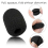 100PCS Foam Microphone Windscreen,Mini Size Lapel Headset Mic Foam Covers for Headset Microphone 30 5