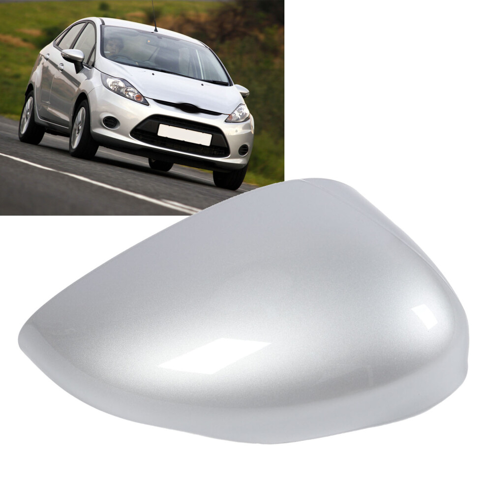 Weather-Resistant Abs Wing Mirror Cap For Fiesta 2008-17 Right Silver 8461364766629