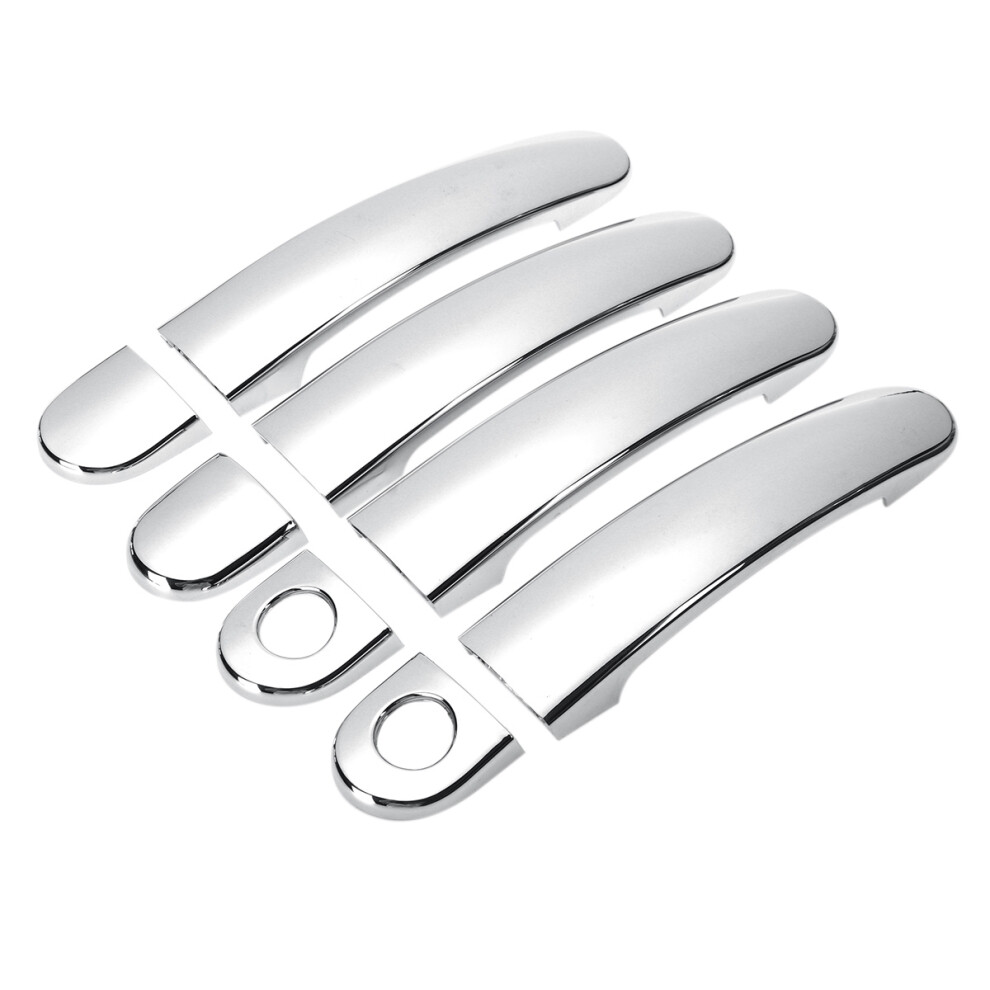 8Pcs For Golf 4 Mk4/ A4 1J 1997-2006 Door Handle Cover Trim Chrome Car Red 4853907525109