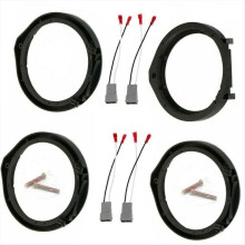 paar 6,5 inch autoluidsprekeradapters en kabelboom voor Honda Accord