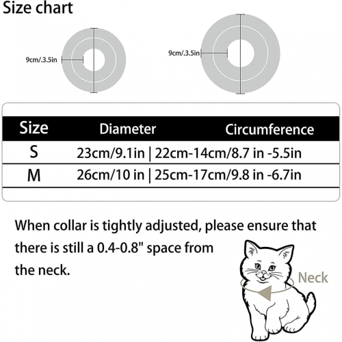 Adjustable Cat Cone Collar Padded With Soft Polyester For After Surgery To Anti Lick 1
