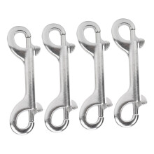 Marine Grade Bolt Snaps Double Ended Clips Corrosion Resistance Spring Loaded Quick Release Strong Pull Force 316 Stainless Steel Secure Closure Versa