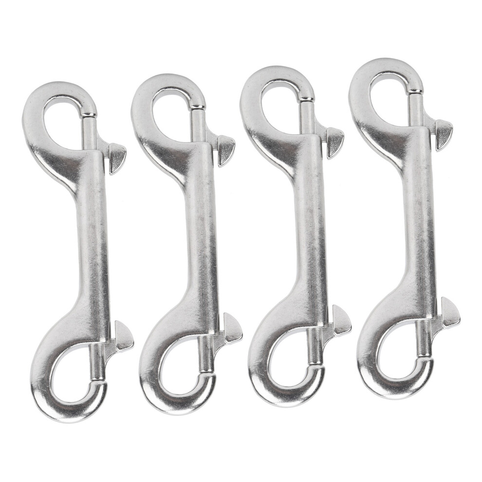 Marine Grade Bolt Snaps Double Ended Clips Corrosion Resistance Spring Loaded Quick Release Strong Pull Force 316 Stainless Steel Secure Closure Versa 9088816955838