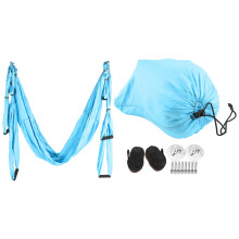 Aerial Yoga Swing med specialeffekter, brede installationsmuligheder til professionel og begynderbrug, inklusive hardware- og stillingsguide