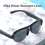 Touch Control Bluetooth Sunglasses with Speaker for Men & Women 5
