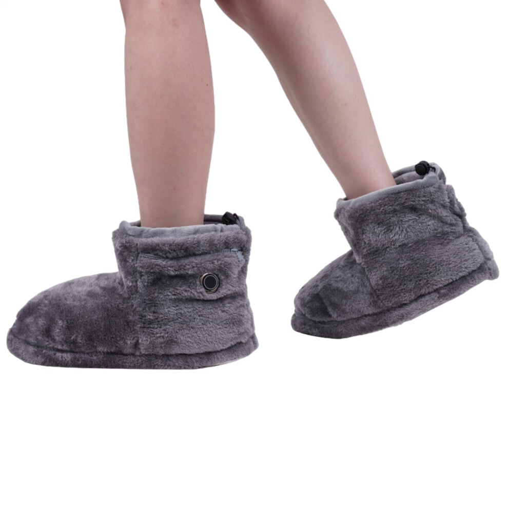 Electric Heated Booties USB Foot Warmer with Adjustable Five Temperature Settings for Adults Cold Weather