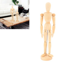Modèle de mannequin de 12 pouces, en bois, naturel, 31,5 8 cm