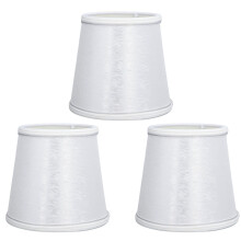 Paralume in stile rustico con clip, in tessuto di lino, copri luce resistente alla polvere, diffusore di luce, design elegante per lampadari e