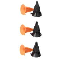 Arrow and Bow Suction Cup Arrows for Outdoor 3pcs Black Orange
