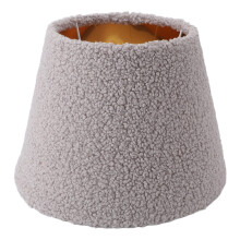 Paralume a tamburo affusolato per decorazioni domestiche, copertura per lampadario in tessuto felpato semplice ed elegante, ottima fattura per