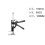 Tile height adjuster, wall tile lifting and positioning leveling device, auxiliary tool, new model 188 lifting device 1