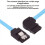 4pcs 90-Degree Right-Angle Bend SATA3.0 Data Cable Aluminum Foil 6gbps 3
