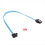 4pcs 90-Degree Right-Angle Bend SATA3.0 Data Cable Aluminum Foil 6gbps 6
