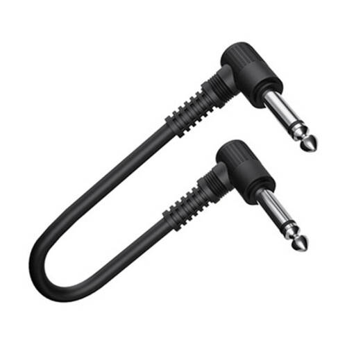 3 St. Gitarrpatchkablar 1/4-Tums Kontakter Gitarreffektpedalkablar för Gitarrpedaler 15 cm 1