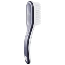 Blue Shoe Cleaning Brush with Durable Bristles and Ergonomic Grip for Leather Polishing