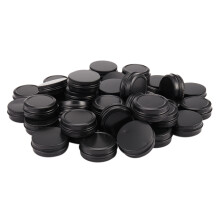 AluminiumplåTburkar - 40-Pack 1Oz / 30G Rund MetallplåTbehåLlare Skruvtopburkar Kosmetiska ProvbehåLlare Ljusreseburkar