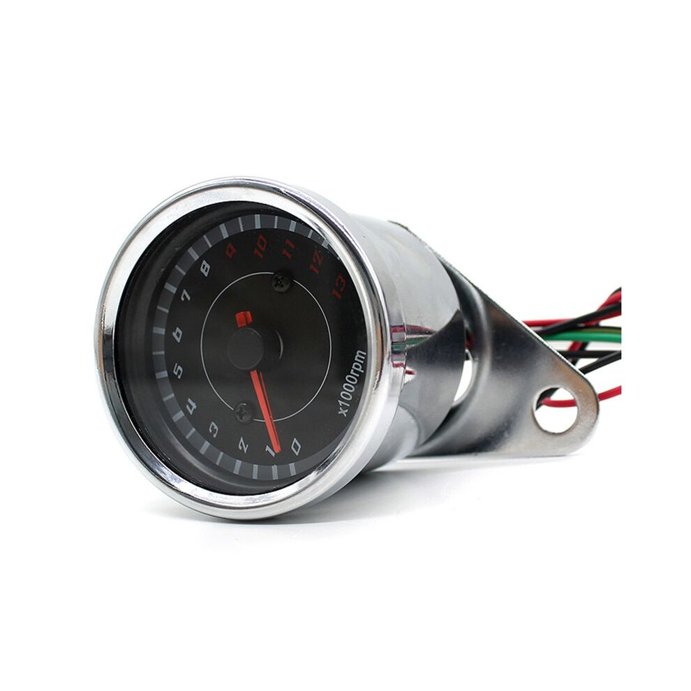 Dc 12V Motorcycle Tachometer With Led Backlight 1000Rpm Analog Tachometer Rpm Gauge Motorcycle Tacho Gauge Blue 6133020216404
