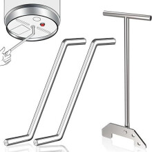 3-piece garbage disposal wrench set, kitchen sink food waste, two Allen wrenches