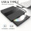 USB3.0 External CD DVD Reader CD/DVD Drive Burner Type-C Optical Hard 3
